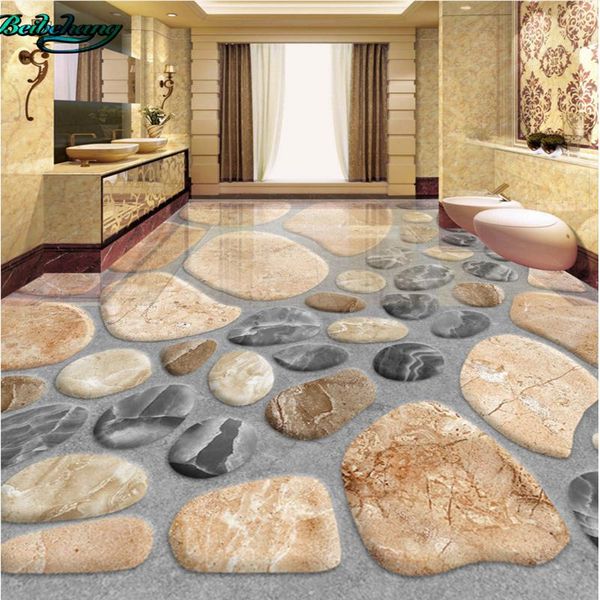 

wallpapers shuhiko personalized custom 3d flooring three-dimensional cobblestone floor painting decoration