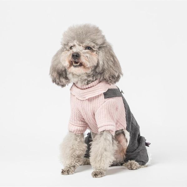 

dog apparel clothes pet teddy soft warm puppy pug jumpsuit hoodies for small dogs