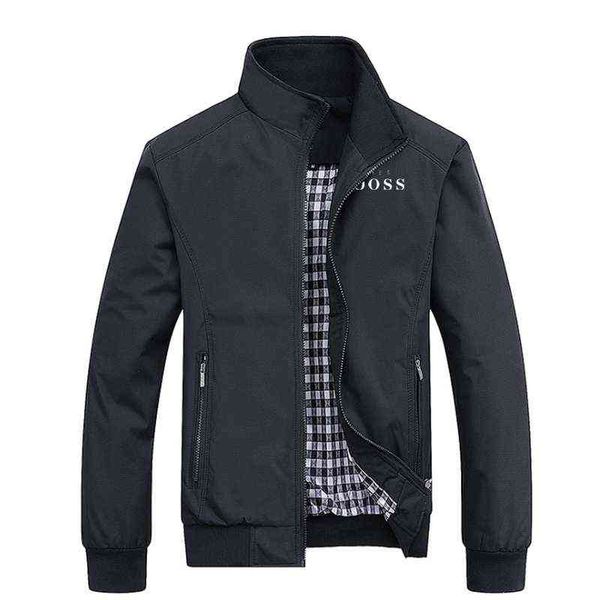 

autumn and winter brand casual men's jacket bomber outdoor sports zipper thin section, Black;brown