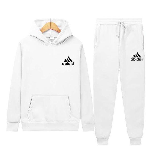 

jogging clothing men casual sets 2021 autumn jogger tracksuit zipper hoodies+pants 2pc men's sportswear sport suit, Black;red