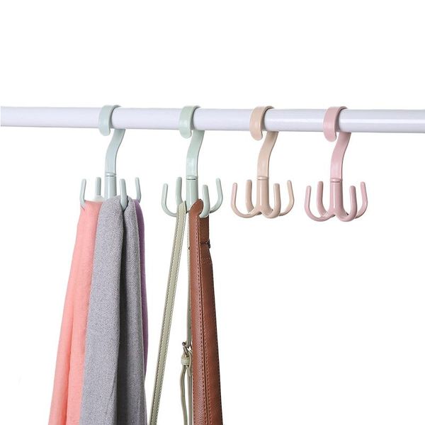 

hangers & racks 1pcs plastic home storage organization hooks bedroom hanger clothes hanging rack holder for bags