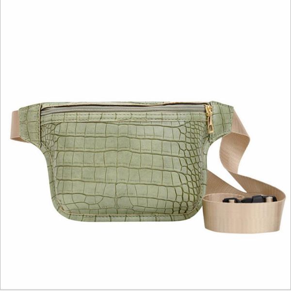 

waist bags 2021 women's crocodile bag chest for man traver belt multifunction phone coins