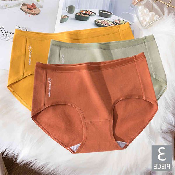 

3pcs/pack low waist cotton women briefs comfortable solid color panties, Black;pink