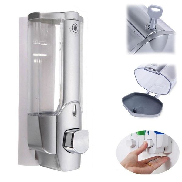 

350ml wall mount soap bathroom shower shampoo dispenser home outdoor gadgets