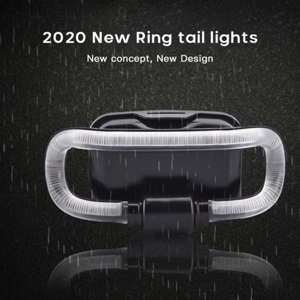 

bicycle lights creative waterproof outdoor cycling taillight 200 meters safety warning light parts bike