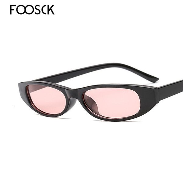 

luxury designer sunglasses foosck vintage rectangle women cat eye designer ladies small frame black red sun glasses uv400 0622, White;black