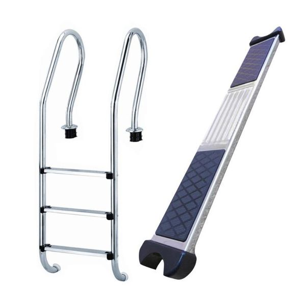 

pool & accessories swimming stairs pedal escalator 304 stainless steel ladder kicks rung stepladder equipment underwater step