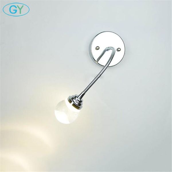 Wandleuchte Moderne LED 3W Aluminium L25cm Schlauch Schwanenhalsleuchte für Schlafzimmerbeleuchtung Leuchte Badezimmerspiegel Frontleuchten