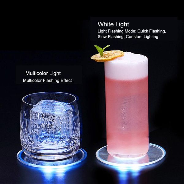 

mats & pads bar cocktail flash base ultra-thin led light luminous mat and cup pad ktv bartender lighting lamp