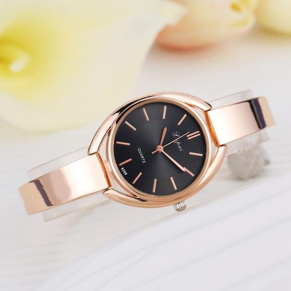 

wristwatches women's watches rose gold zegarek damski fashion ladies watch women waterproof wrist clock gift relogio feminino, Slivery;brown