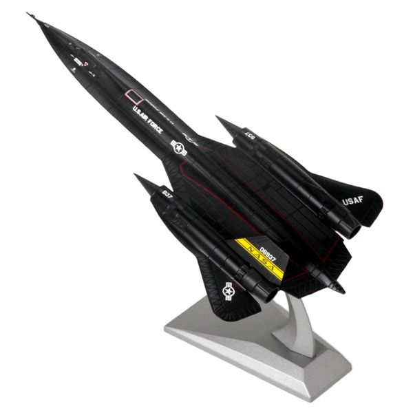 

diecast jet toy 1144 scale sr-71 blackbird aircraft model kids home office decor