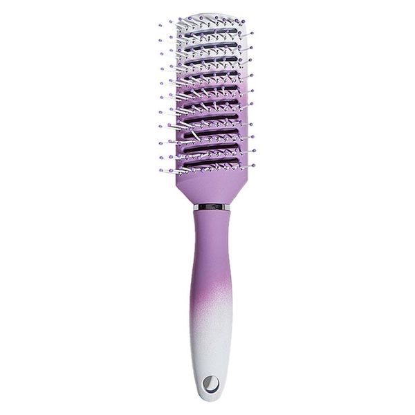 

hair styling tangled curly straight brush salon beauty massage soft comb professional durable hairdressing tool brushes, Silver