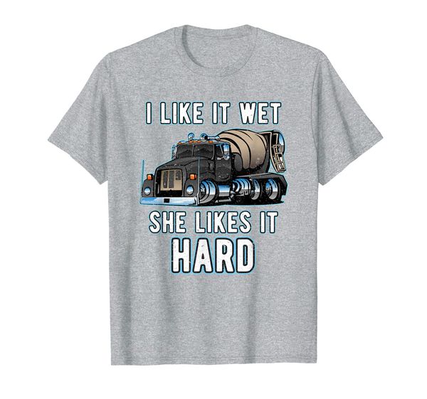 

Funny Concrete Mixer - Cement Mixer Truck Driver Gift T-Shirt, Mainly pictures