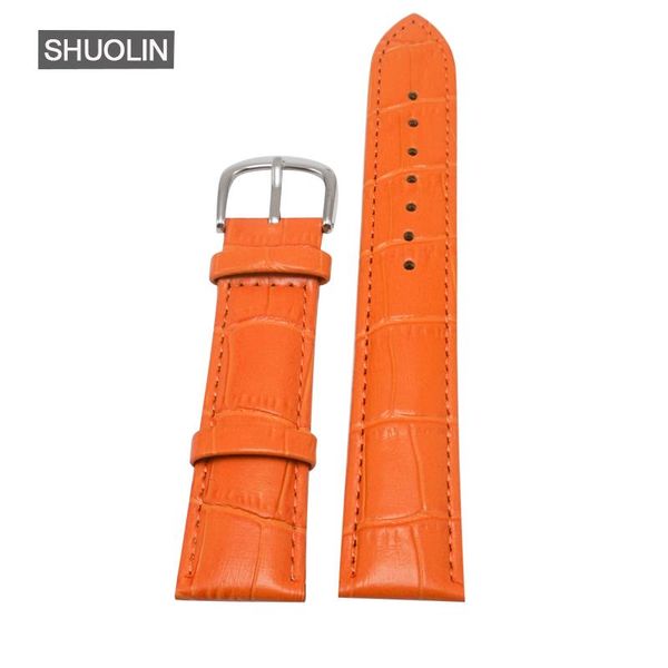 

watch bands strap 12/14/16/18/19/20mm 2021 watchband 20mm 8 candy colors watchbands 19mm needle buckle straps watches women j014-o, Black;brown