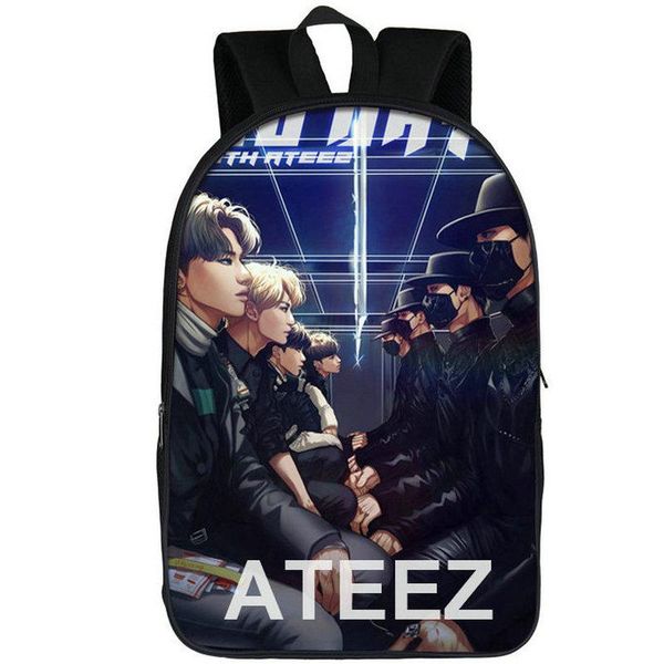 

backpack ateez a teenager z daypack treasure music schoolbag group rucksack satchel school bag po day pack