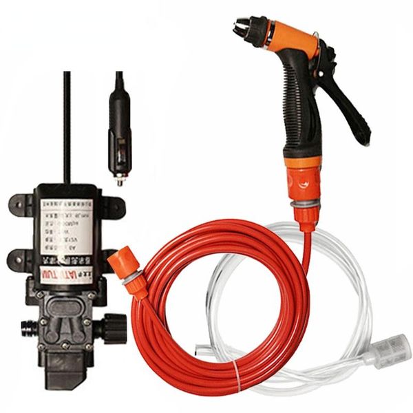 

watering equipments car wash 12v washer gun pump high pressure cleaner care portable washing machine electric cleaning auto device