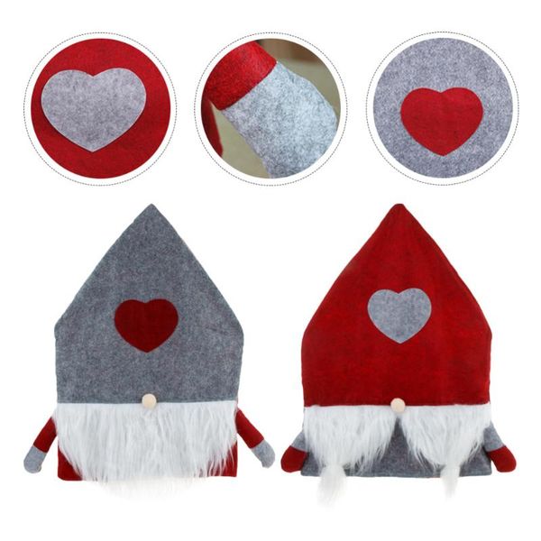 

chair covers 2pcs funny xmas seat cover with hand felt cloth cover(2 styles)