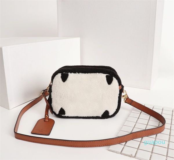 

handbag women backpack luxurys high-quality leather multi-pouch designer women's wallet black and white