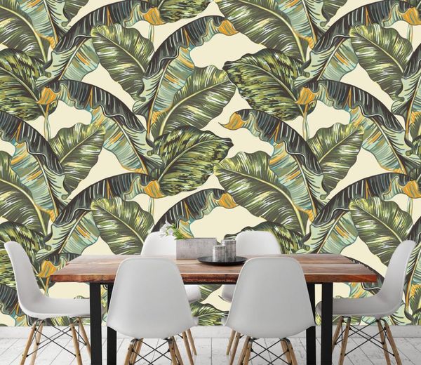 

wallpapers [self-adhesive] 3d tropical plants 626690 wall paper mural print decal murals
