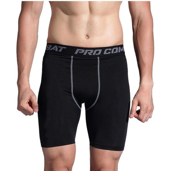 

men's shorts 3xl men sports gym quick drying compression under base layer tights half athletic mens skinny riding fitness short, White;black