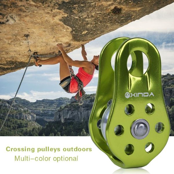 

cords, slings and webbing 2021 rock climbing pulley aluminum outdoor bearing lifting fixed rope equipment