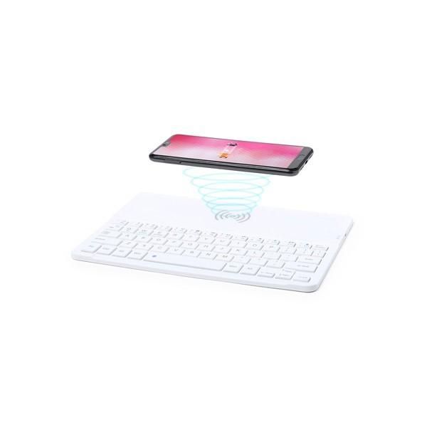 

keyboards bluetooth keyboard with qi wireless charger white 146129