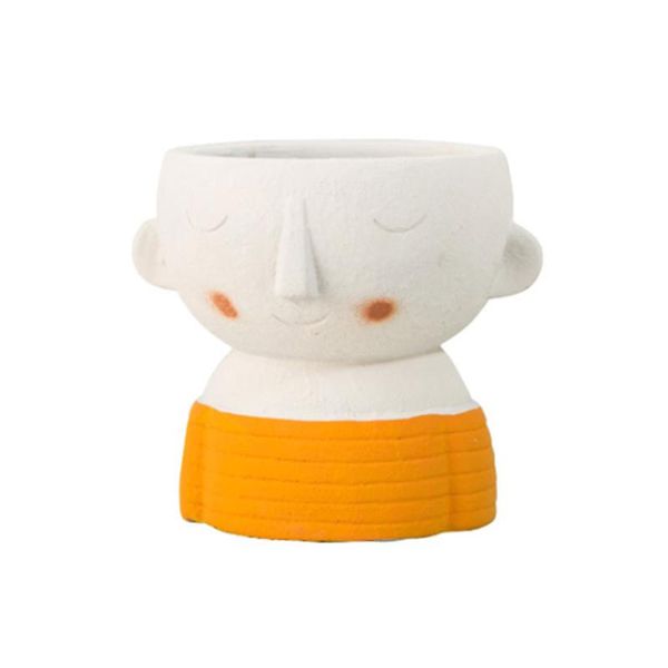 

planters & pots mini faceless girl boy planter flower pot indoor garden home decor flowerpot deskvase office bonsai