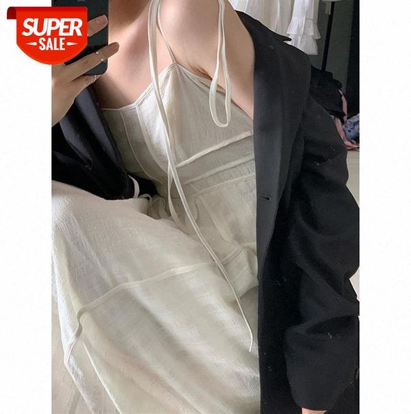 

ss/human angel french sling dress white long skirt can be agent #s672, Black;gray