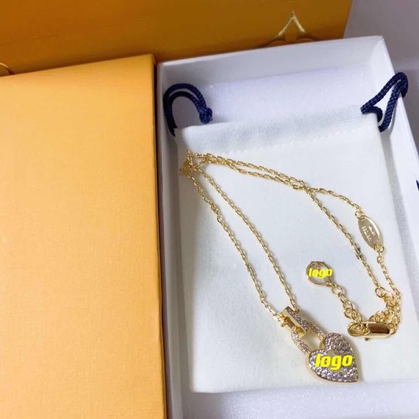 

luxury design necklace gradient color necklace trendy wild necklace titanium steel statement necklaces send box mo1, Silver