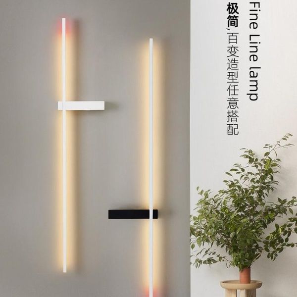 

wall lamps modern minimalist led lamp decor nordic living room background for home bedroom bedside atmosphere mirror light