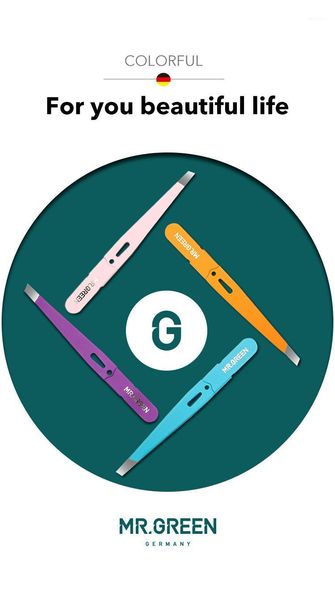 

eyebrow tweezer colorful hair beauty fine hairs puller stainless steel slanted eye brow clips removal makeup tools1