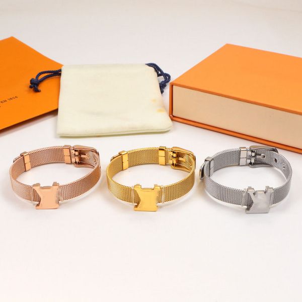 

elegant bracelet necklace fashion man woman chain wedding bracelets necklaces special design jewelry with box, Black