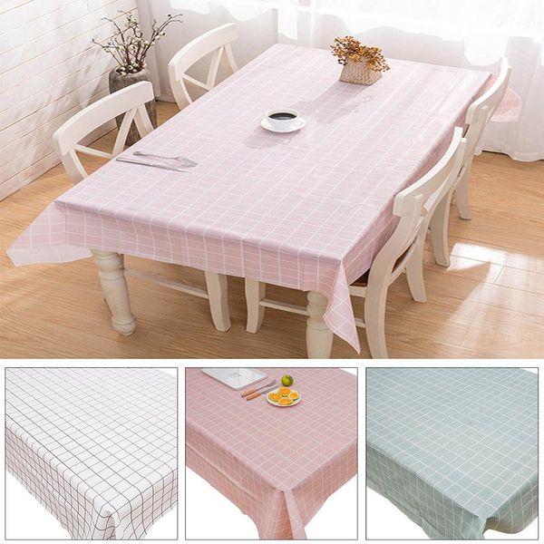 

plain tablecloth waterproof wipe clean party set home cleaning decoration tool table cloth