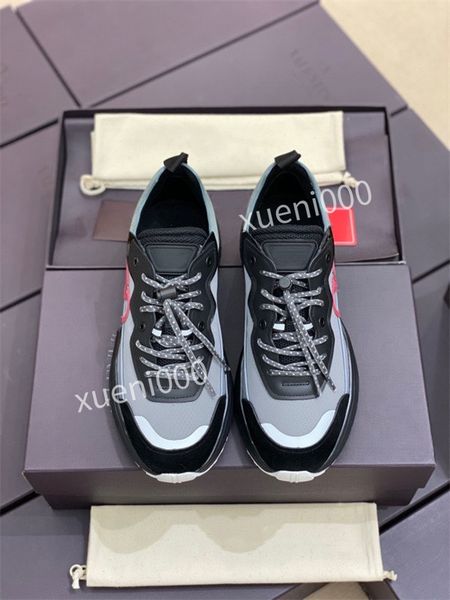 

new high-sneakers iconic white leather men's luxury printed leather hook and loop lace-up sneakers casual shoes size35-45, Red;white