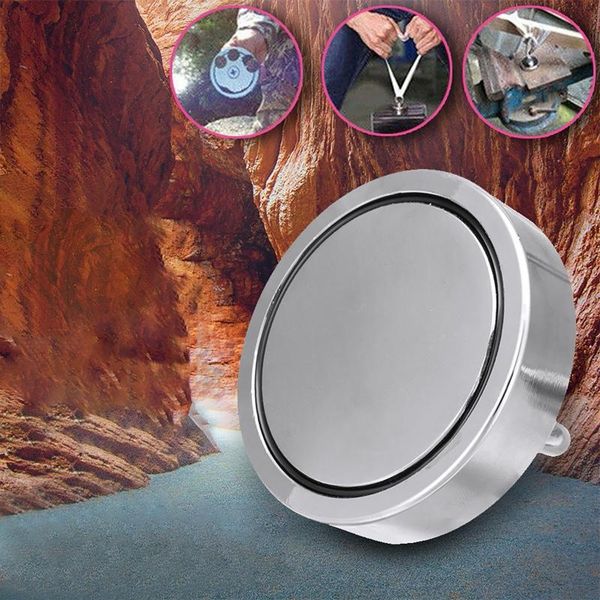 

powerful ring magnet hook portable equipments holder fishing round neodymium strong 40mm sea fish tool hooks & rails