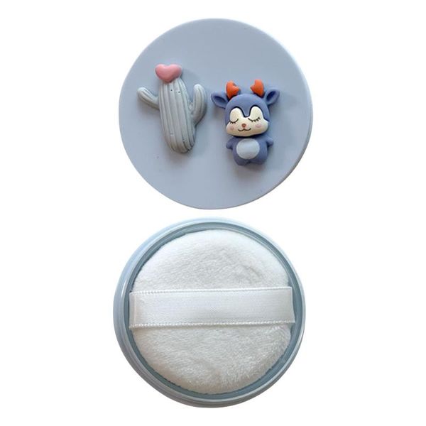 

storage bottles & jars 1pc convenient powder box portable makeup puff lovely loose