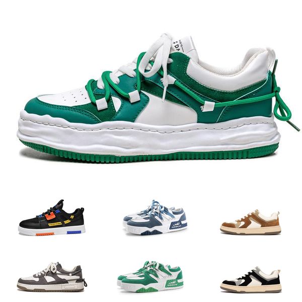 

men women designer casual shoes sneakers black white emerald green khaki lavender purple smoky gray brown mens trainers sports sneaker platf