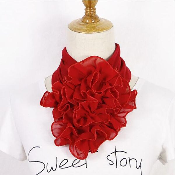 

scarves fashion solid color floral collar scarf women winter neckerchief ring head hijab scarfs for ladies, Blue;gray