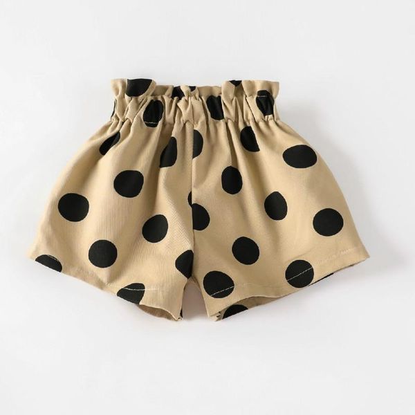 

shorts 2021 korean design girls fashion dot short kids bud baby summer, Black