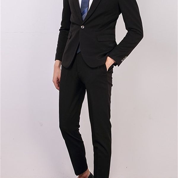

men's suits & blazers fair casual suit of fashion, man's wedding with a british wind, korean dress, 2-piece jacket rzzc, White;black