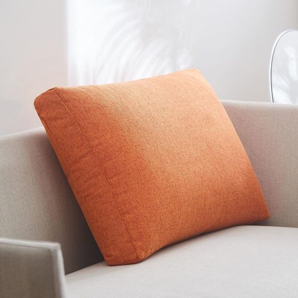 

pillow case fyjafon pillowcase 50*80*15 linen gray blue thick back cushion cover living room sofa cases el cafe