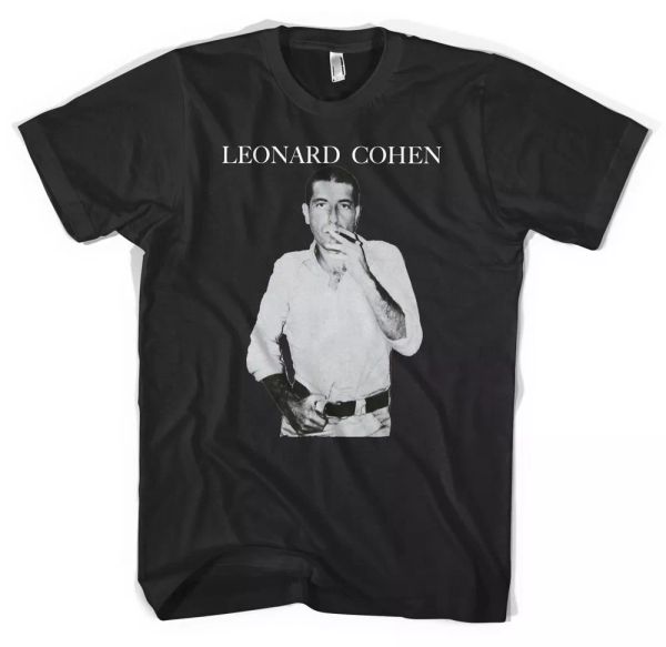 

Leonard Cohen Tribute Unisex T shirt All Sizes Colours, White;black