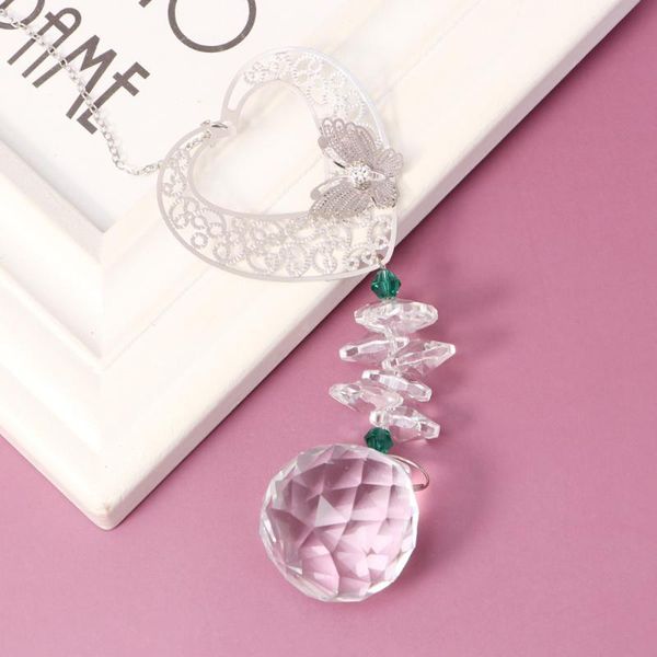 

garden decorations crystal lamp pendant decor heart hanging