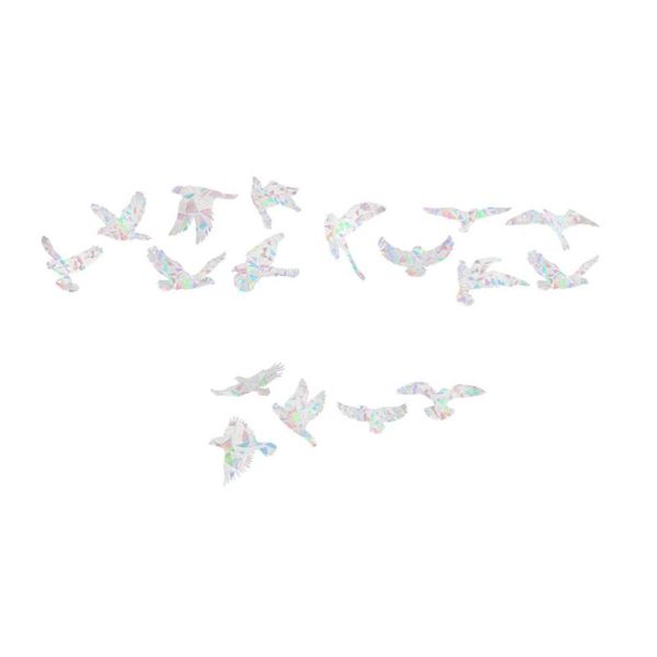 

window stickers 1 sheet exquisite bird shaped decorative refraction decals