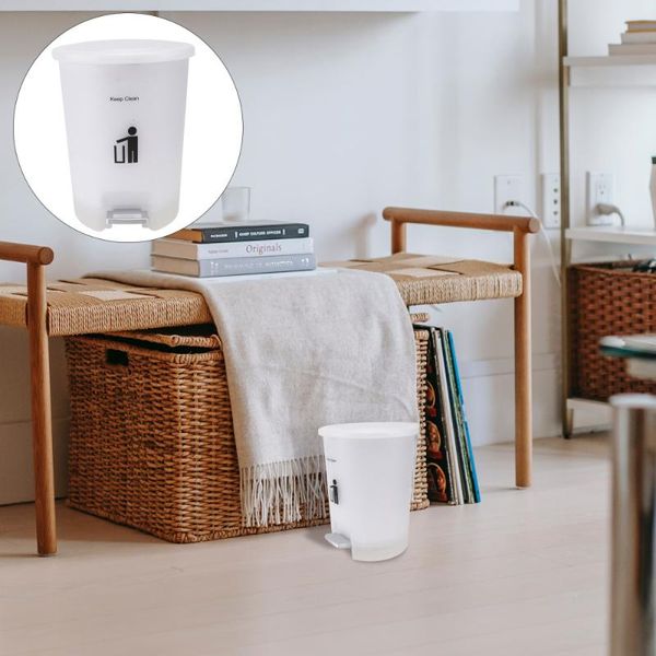 

waste bins 1pc convenient bin household pedal trash can container room dustbin