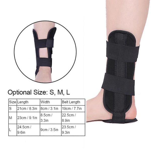 

1pc fitness breathable sprained ankle support foot heel cover aluminum plate protective guard wrap protection strap 2021, Blue;black