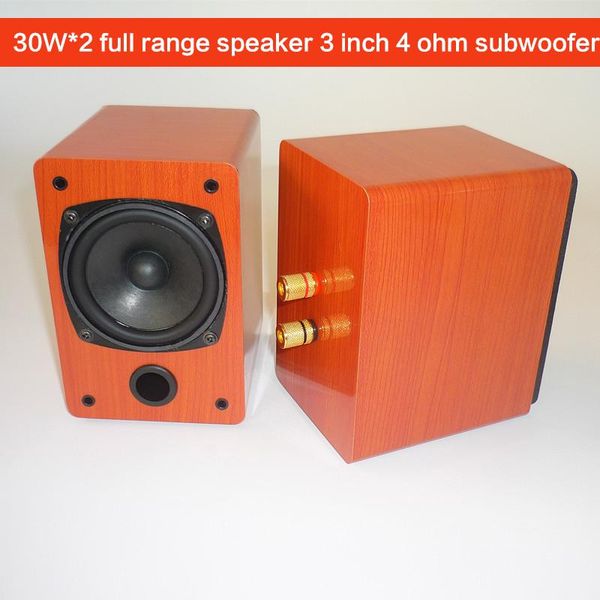 

mini speakers 30w*2 3 inch full range speaker diy subwoofer audio fever hifi passive front deskhome theater