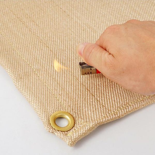 

outdoor pads durable fire resistance blanket cloth barbecue insulation pad