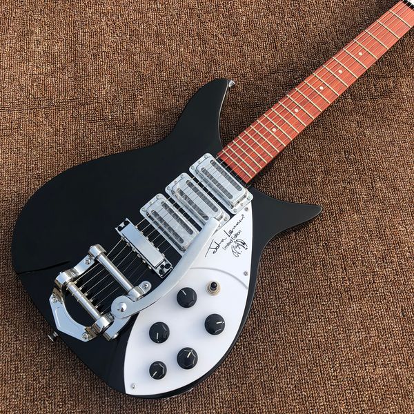 

ricken 325 electric guitar,black paint short size