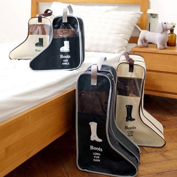 

waterproof dustproof shoe storage bag travel boots tote transparent door wall debris disposable covers